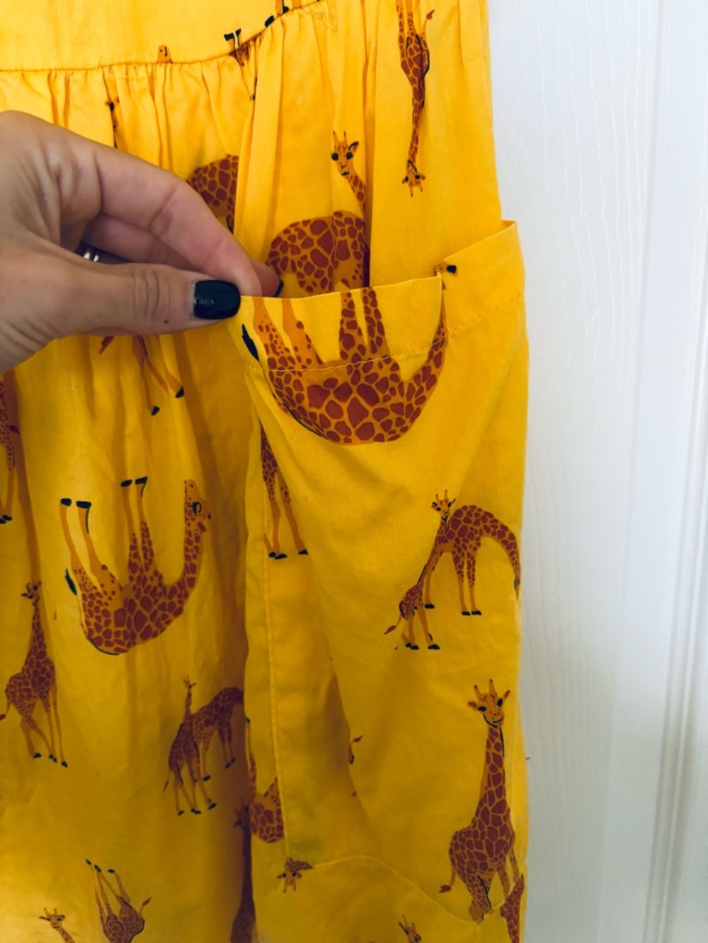 ModCloth, Yellow Giraffe Dress! 🦒 - Picture 3 of 6